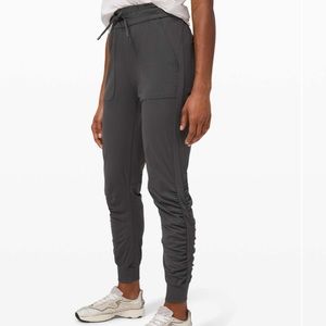 - Like new lululemon beyond the studio jogger graphite gray size 8, 28”